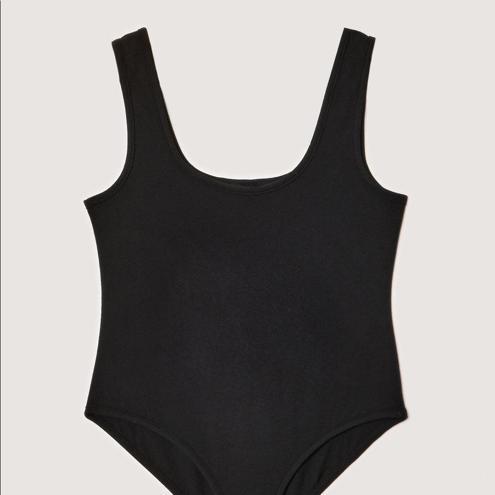Nasty Gal Square Neck High Leg Bodysuit